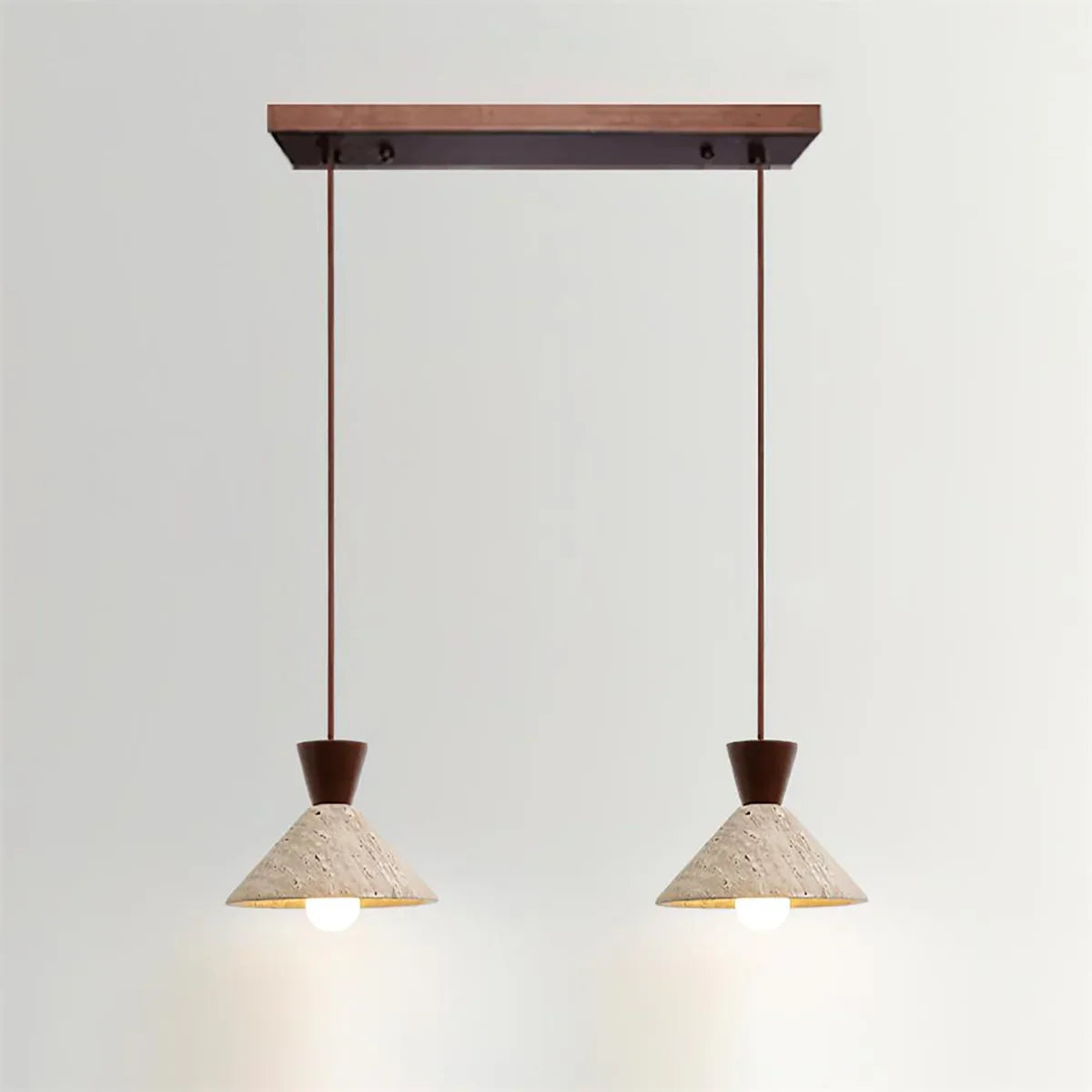 Cone Forma Travertine Pendant Lamp – Travertine detail 13