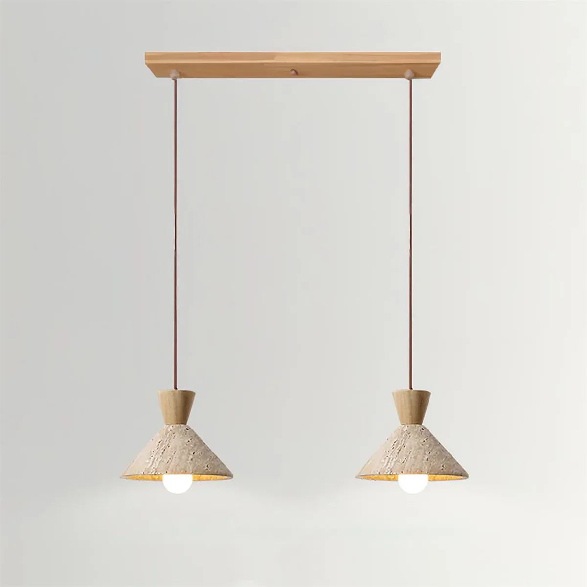 Cone Forma Travertine Pendant Lamp – Travertine detail 14