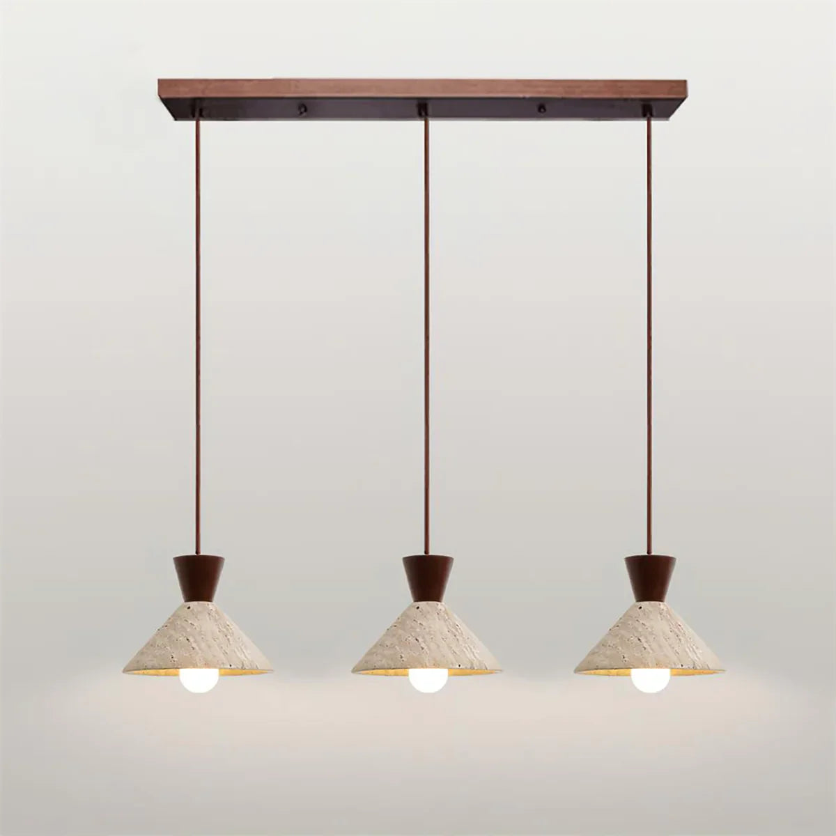Cone Forma Travertine Pendant Lamp – Travertine detail 15