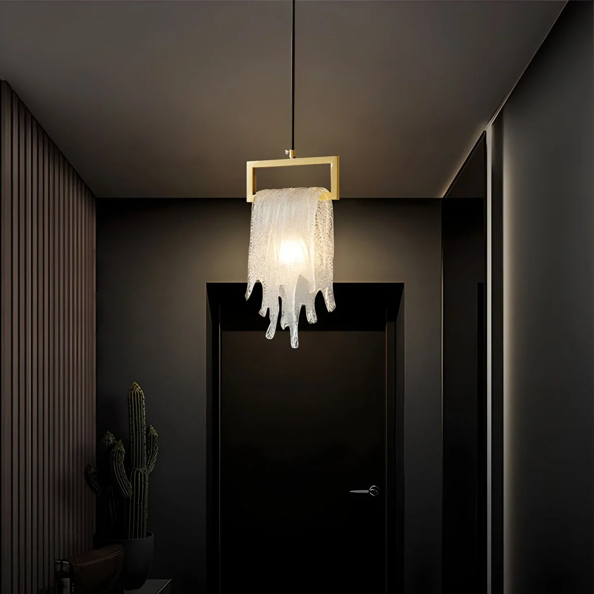 Copper Crystal Pendant Light Multiple Styles Available – Crystal detail 10