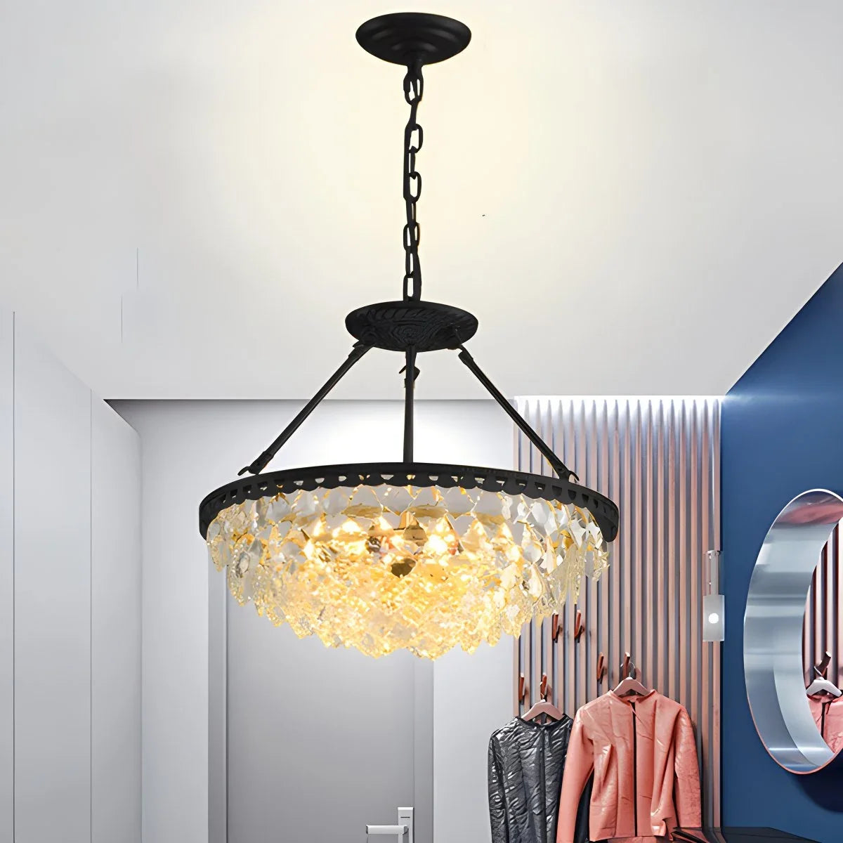 Crown Crystal Led Chandelier – Crystal detail 7