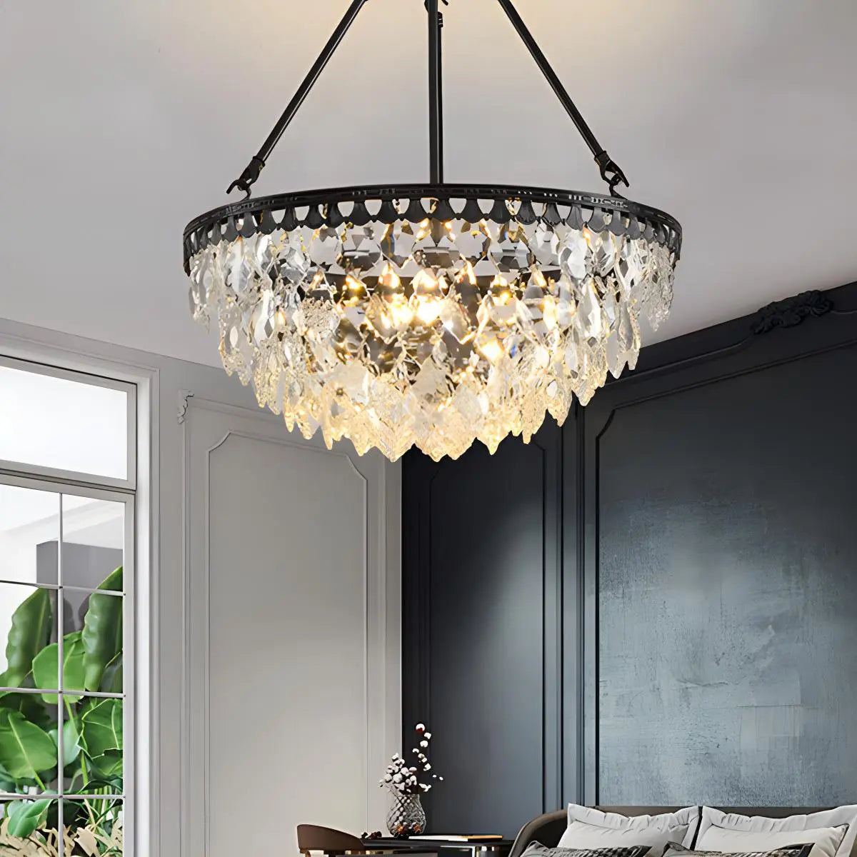 Crown Crystal Led Chandelier – Crystal detail 8