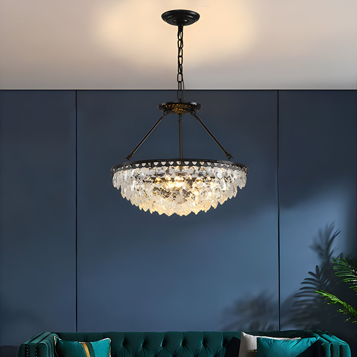 Crown Crystal Led Chandelier – Crystal detail 5