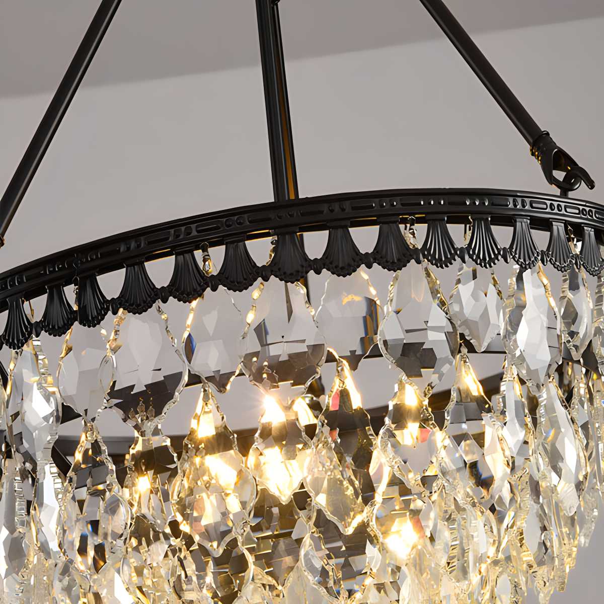 Crown Crystal Led Chandelier – Crystal detail 10