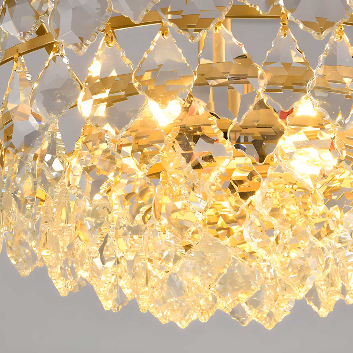 Crown Crystal Led Chandelier – Crystal detail 17