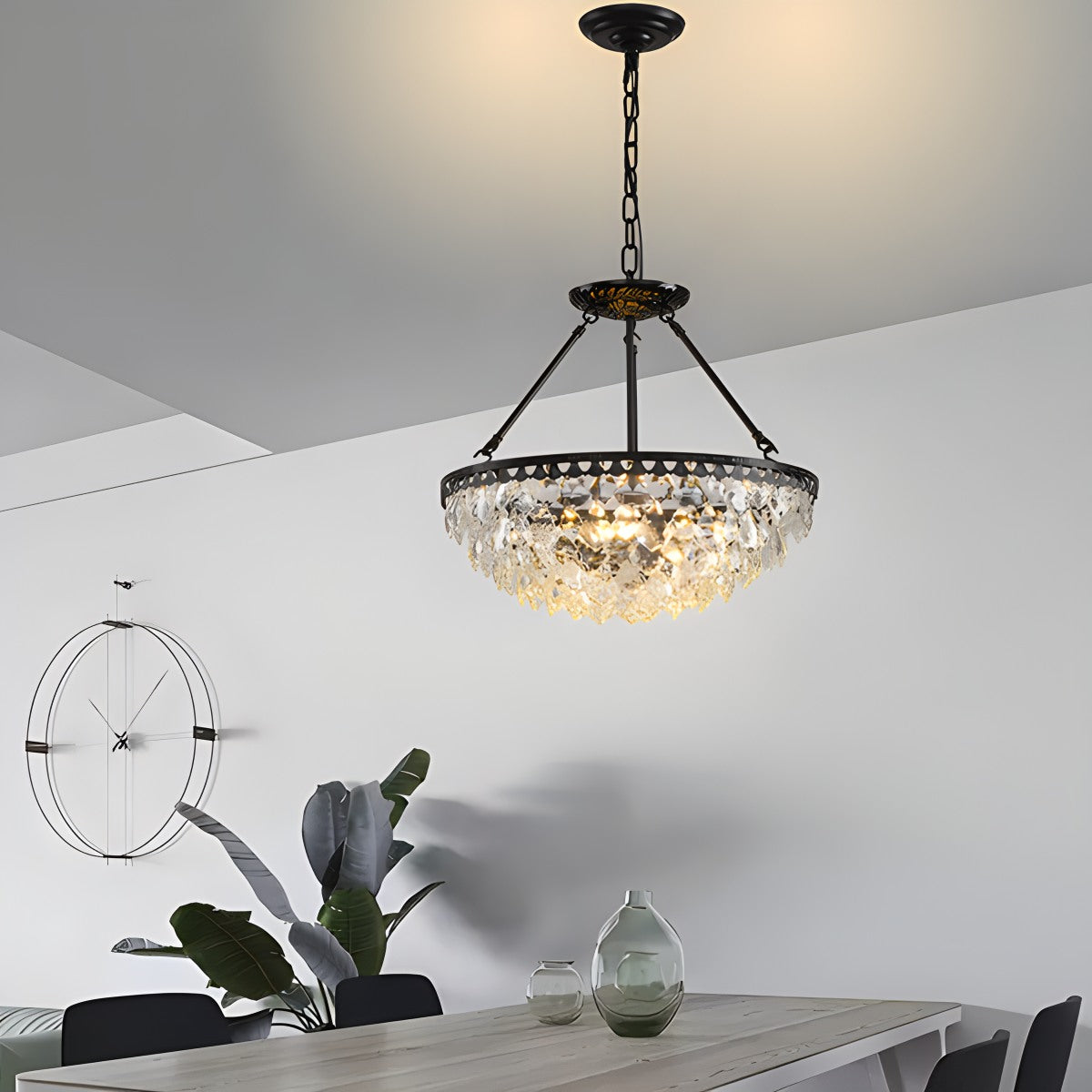 Crown Crystal Led Chandelier – Crystal detail 4