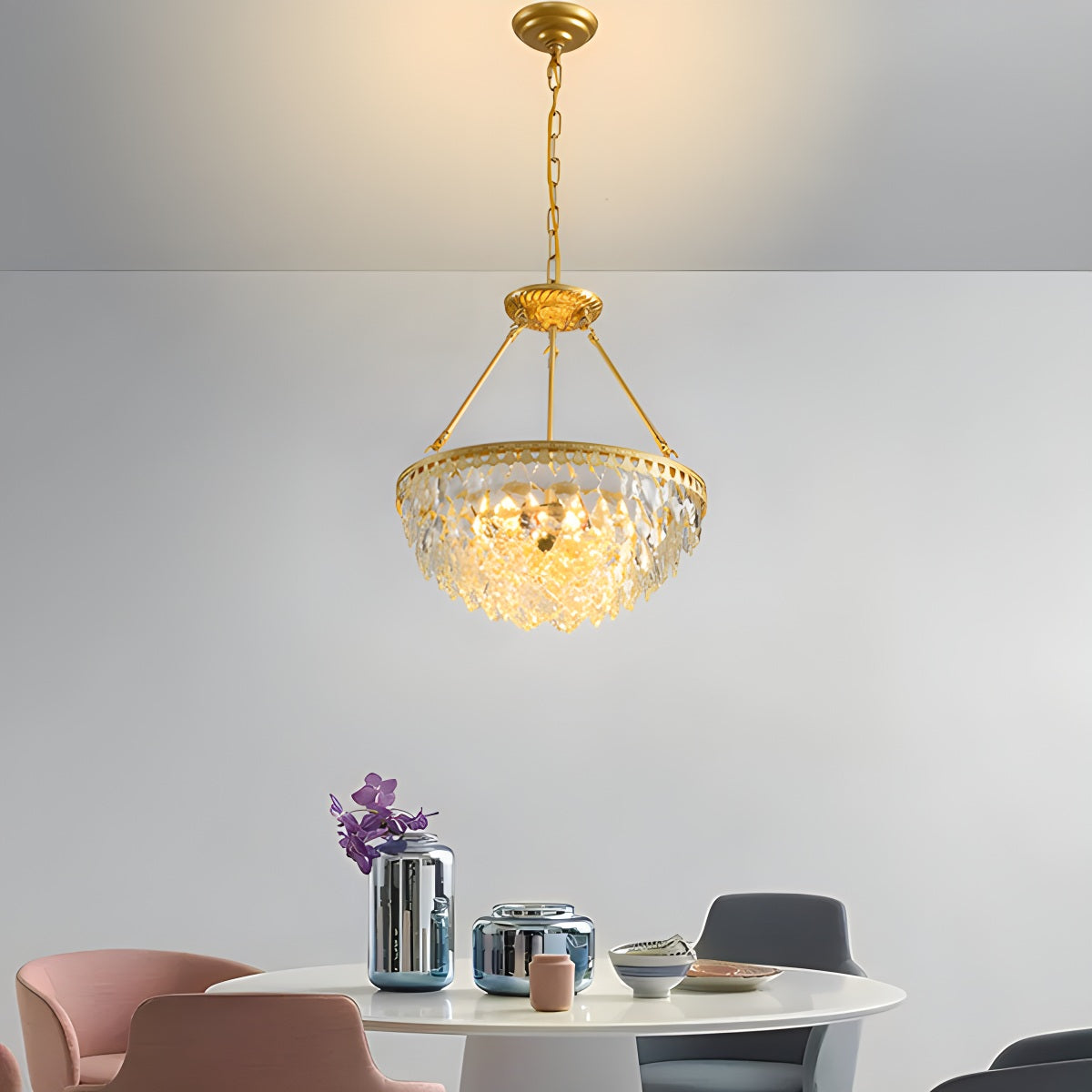 Crown Crystal Led Chandelier – Crystal detail 11