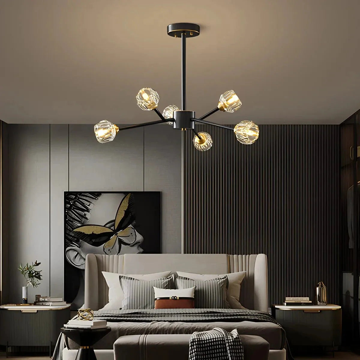 Crystal Ball Round Cluster Chandelier – Crystal detail 27