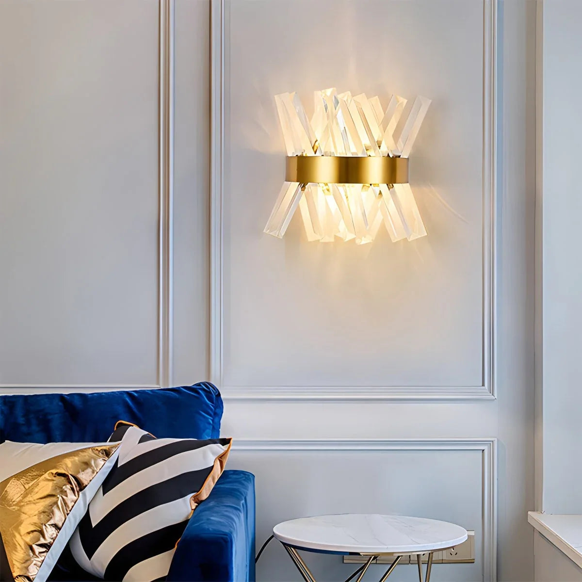 Crystal Glass Wall Sconce – Crystal detail 8