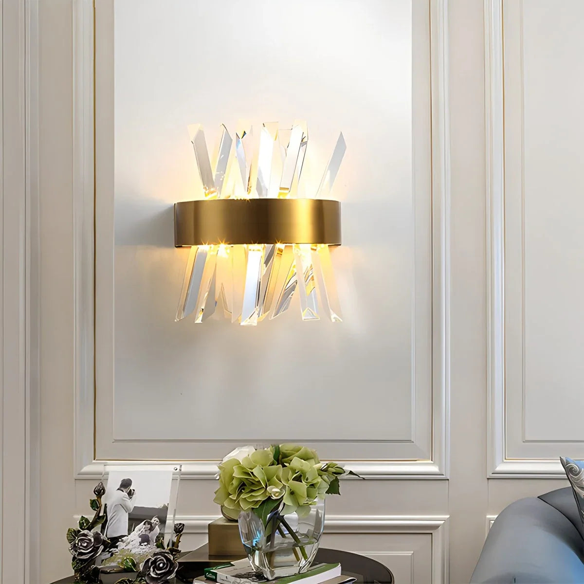 Crystal Glass Wall Sconce – Crystal detail 7