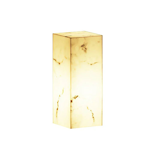 Cube Imitation Marble Landing Outdoor Light