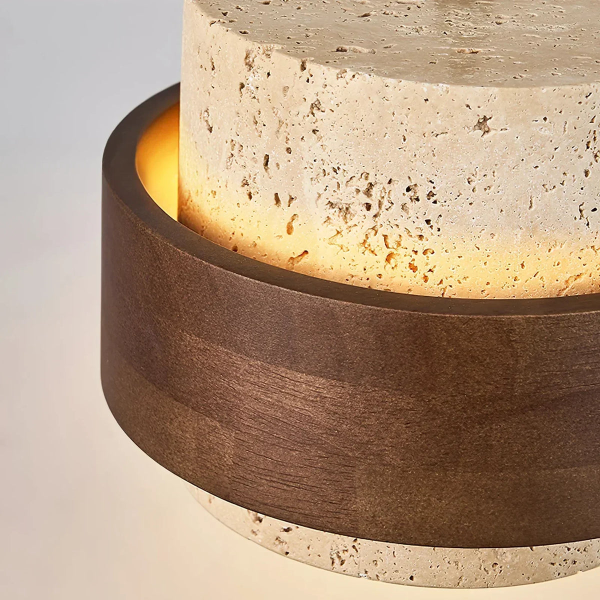 Cylinder Stonova Travertine Pendant Lamp – Travertine detail 20