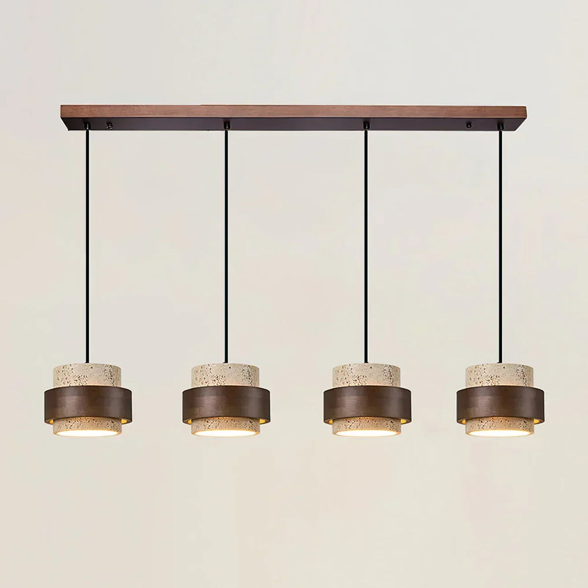 Cylinder Stonova Travertine Pendant Lamp – Travertine detail 26