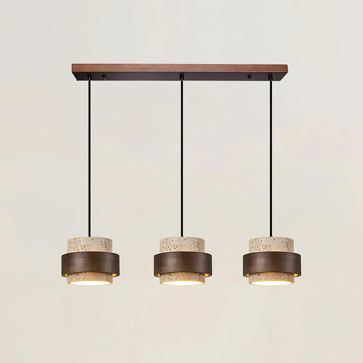Cylinder Stonova Travertine Pendant Lamp – Travertine detail 25