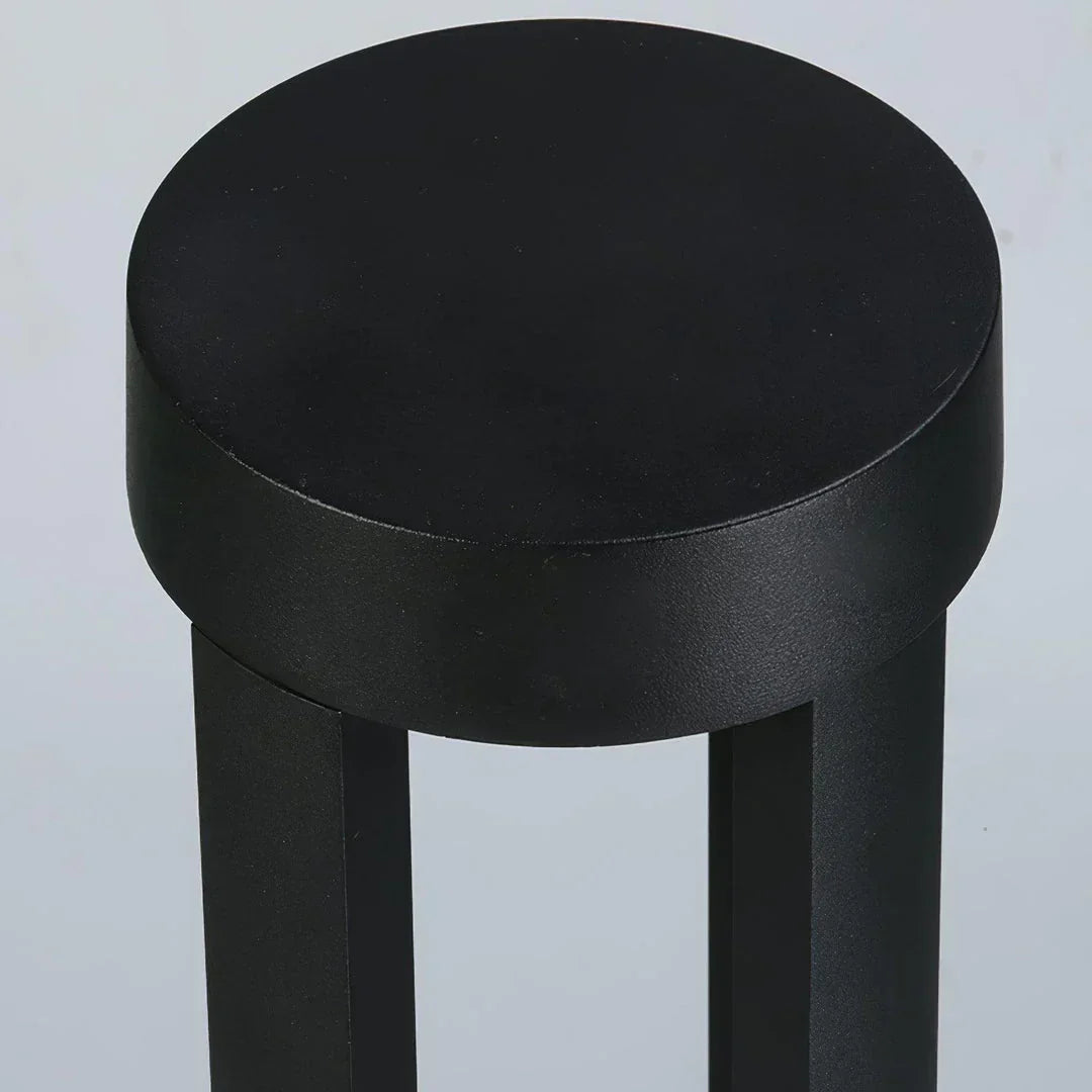 Cylindrical Black Garden Outdoor Light – detail 12
