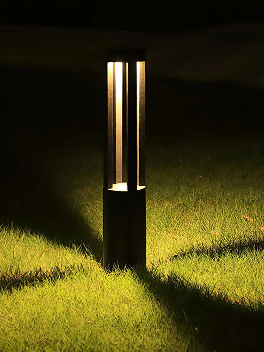 Cylindrical Black Garden Outdoor Light – detail 8