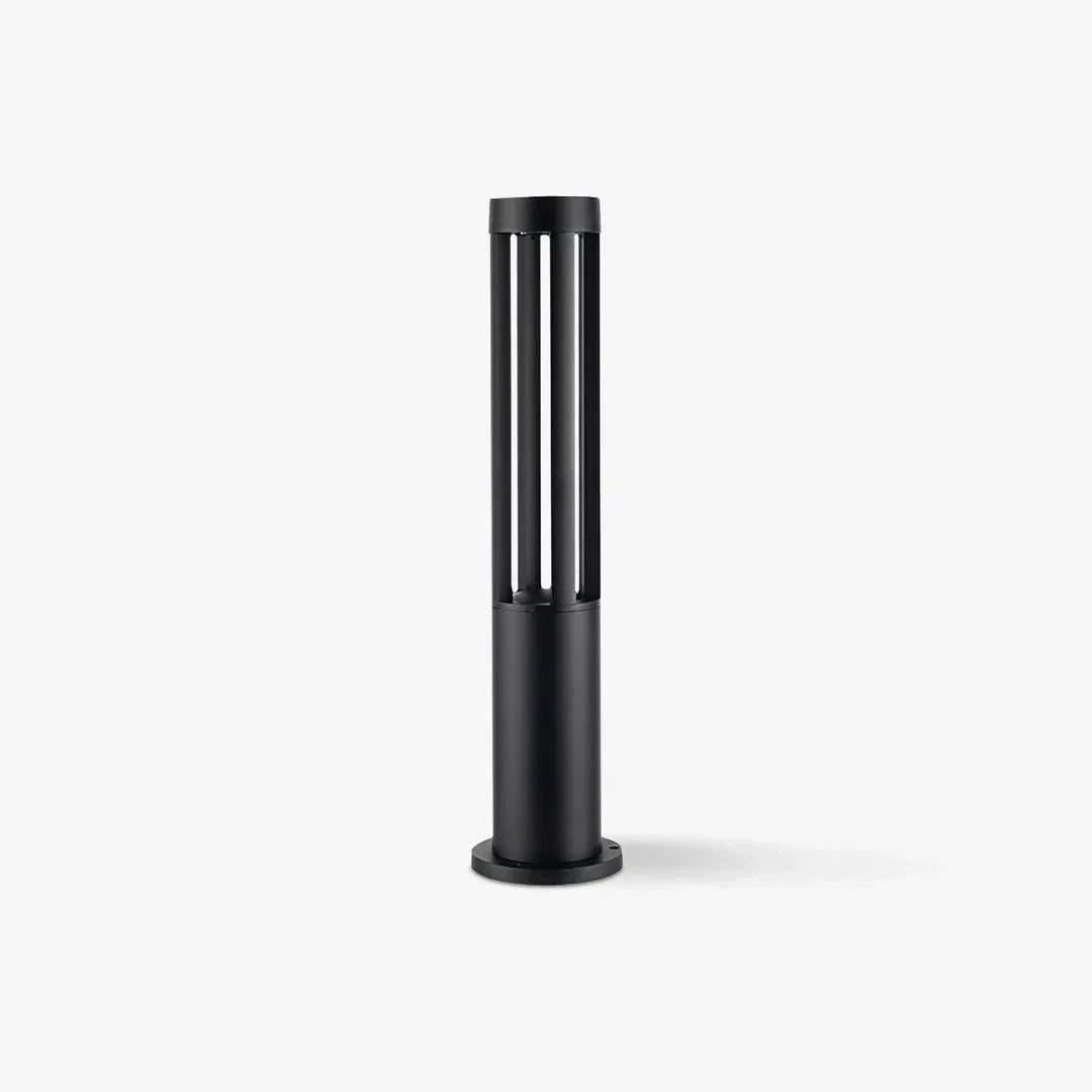 Cylindrical Black Garden Outdoor Light – detail 10