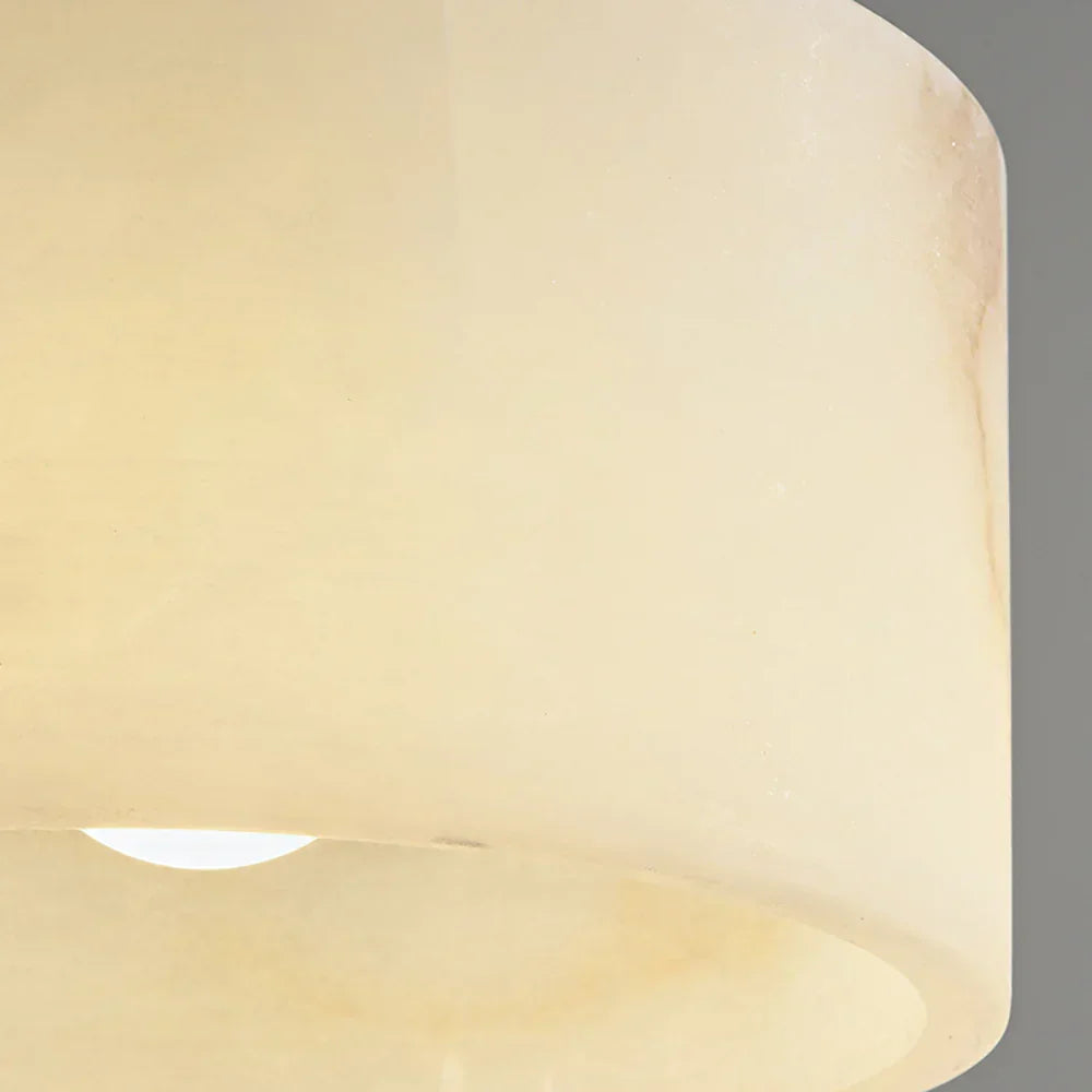 Cylindrical Alabaster Pendant Light – Alabaster detail 20