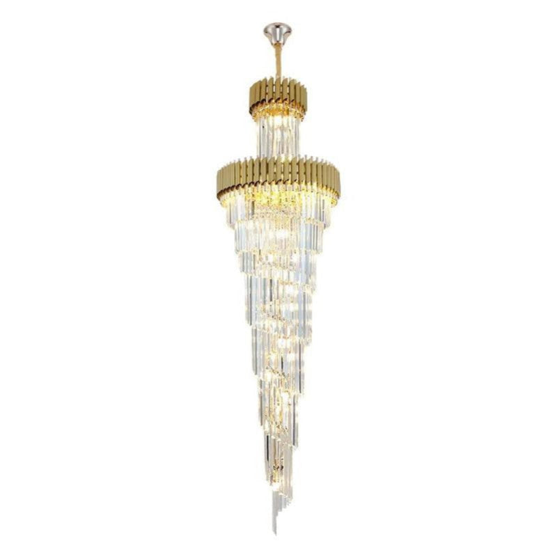 Cyrus Multiple Tier Crystal Chandelier – Crystal detail 12