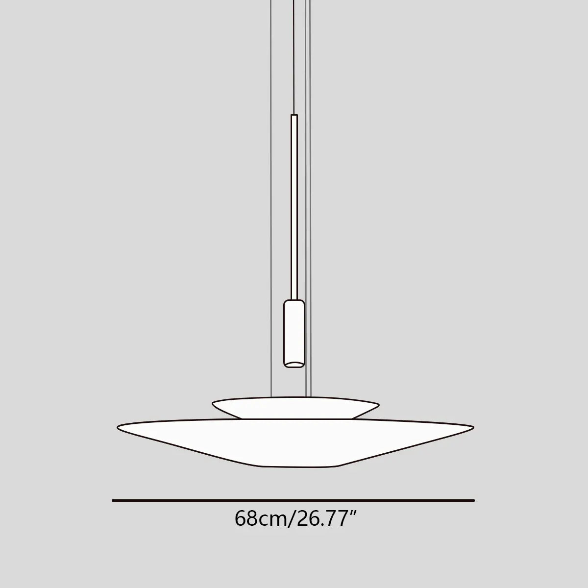 Layered Disc Iron Pendant Light for Dining Room – Iron detail 21