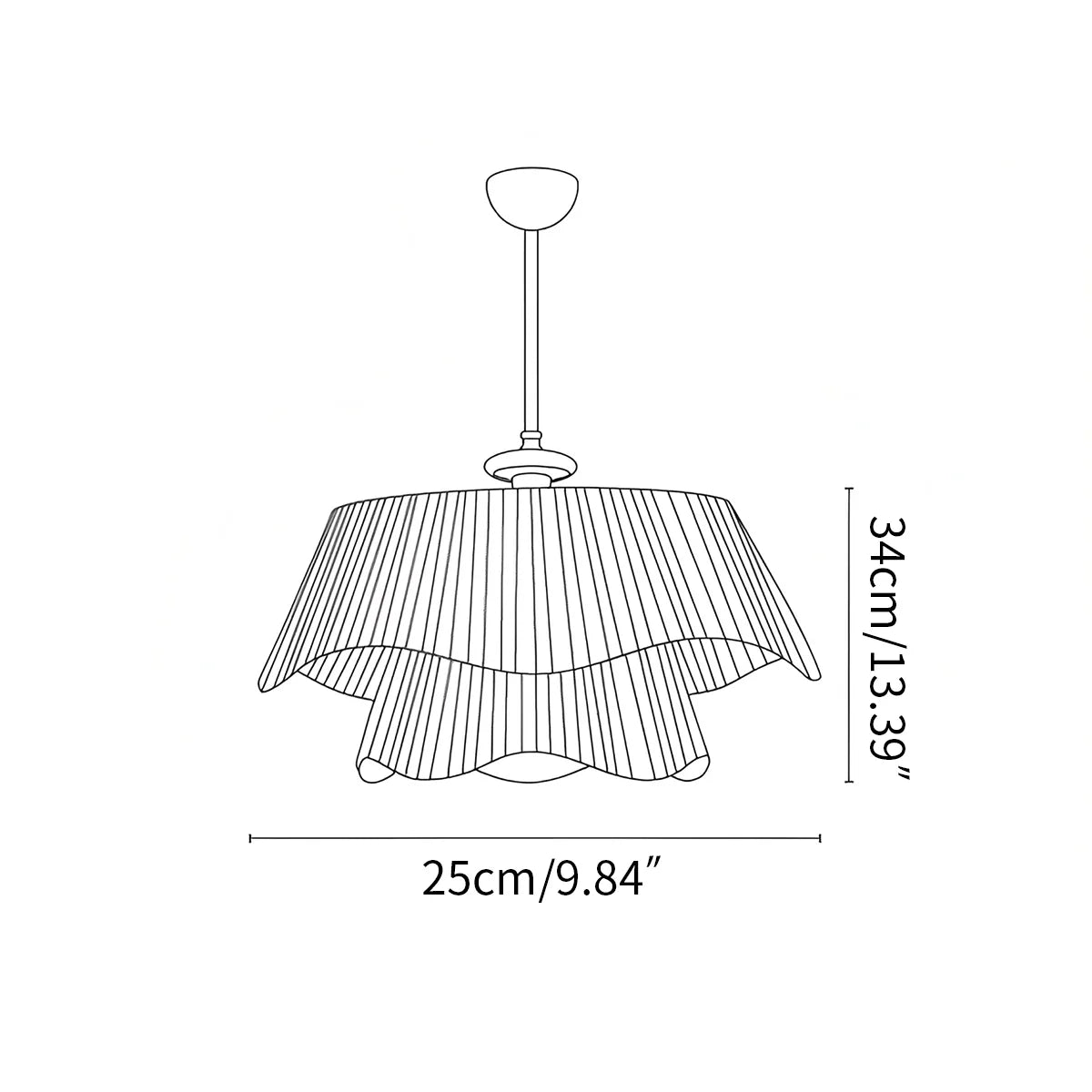 Bellevue Pendant Lamp for Bedroom – detail 4