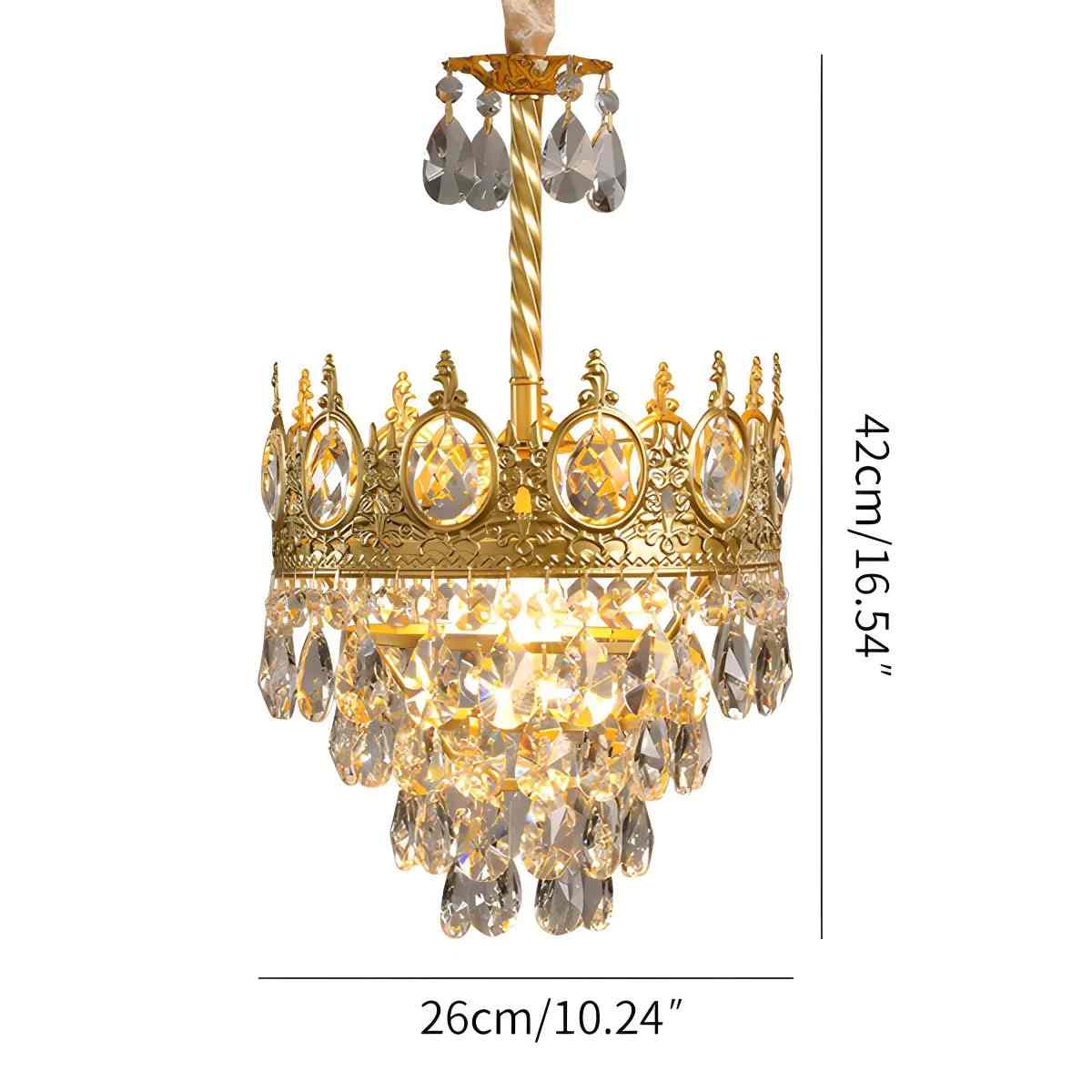 French Retro Crystal Chandelier for Dining Room – Crystal detail 12