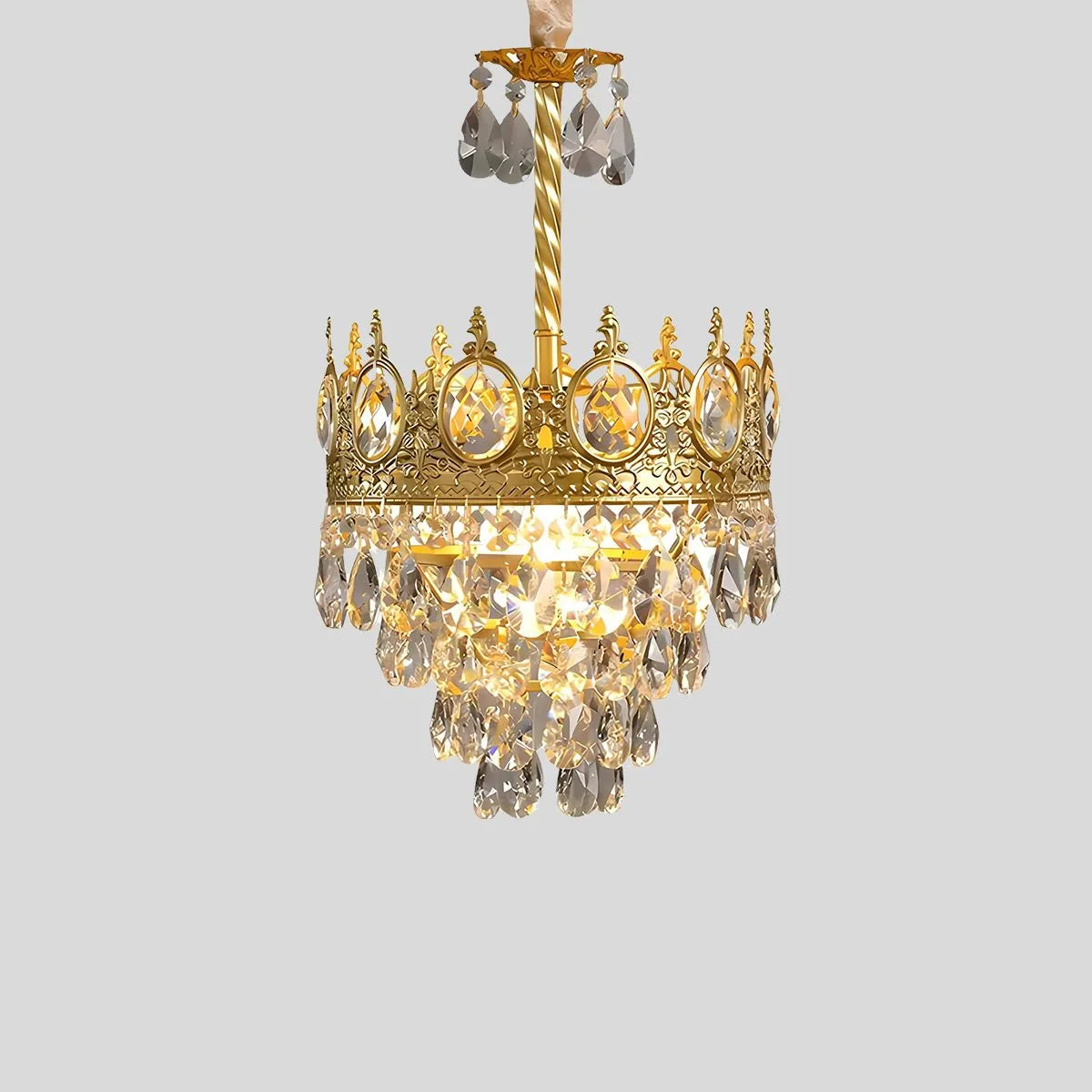 French Retro Crystal Chandelier for Dining Room – Crystal detail 8