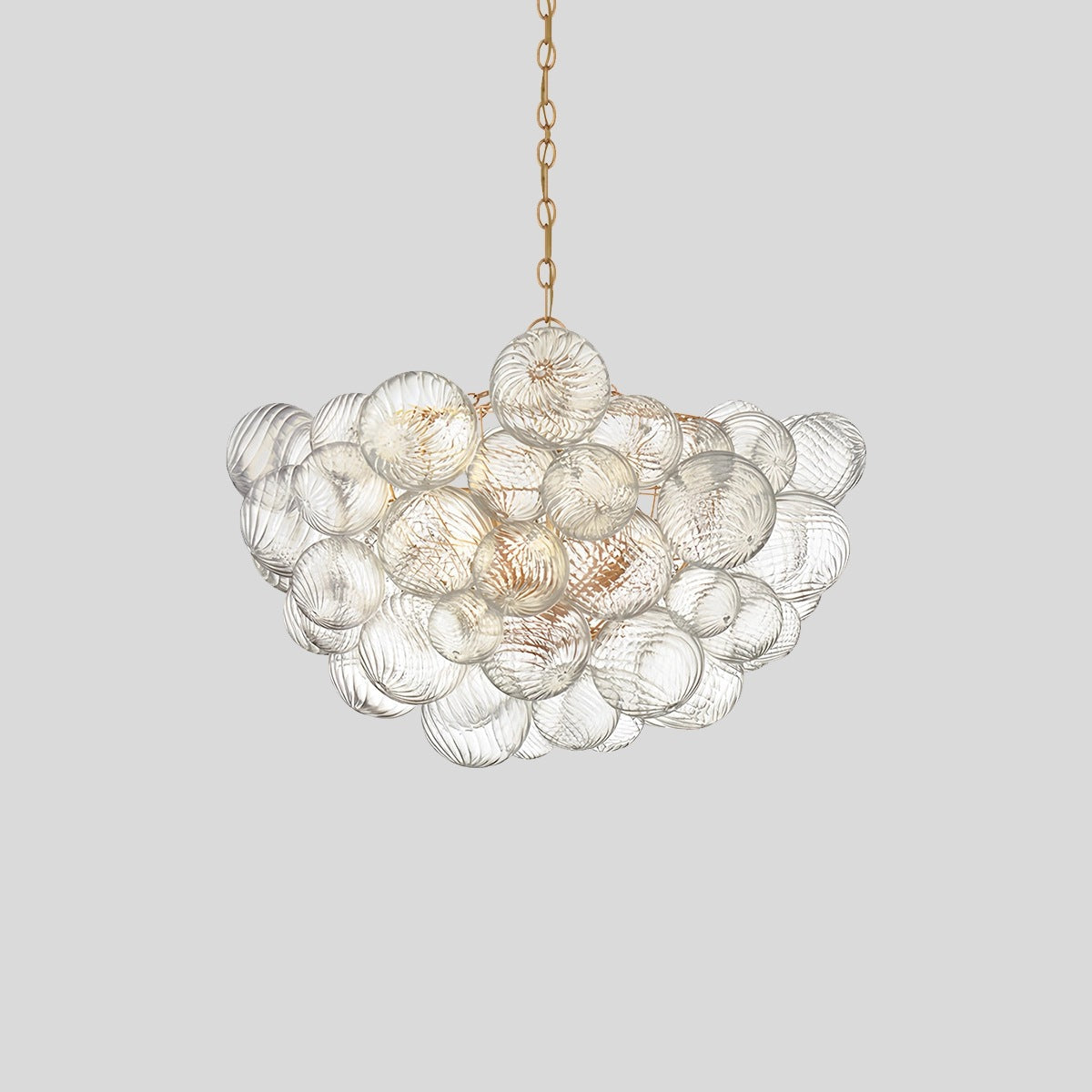 Vortex Glass Bubble Ball Chandelier – Glass detail 13