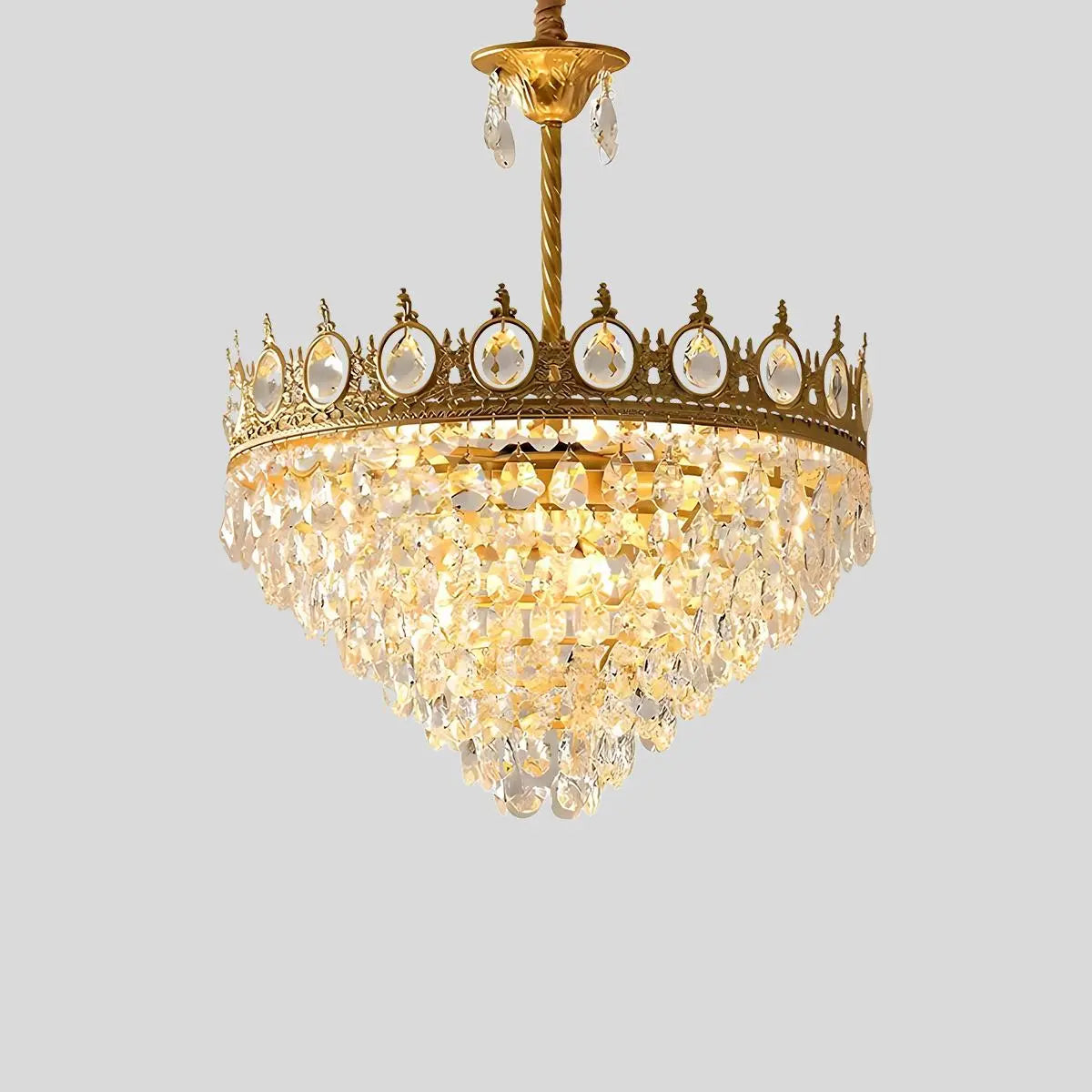 French Retro Crystal Chandelier for Dining Room – Crystal detail 17