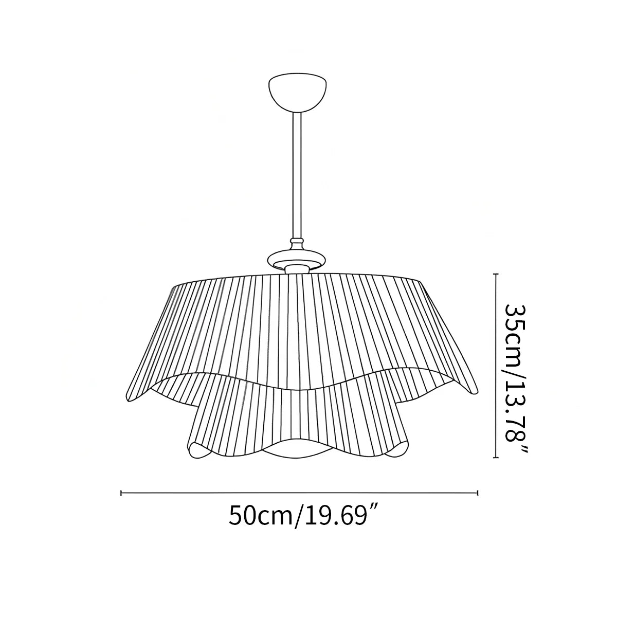 Bellevue Pendant Lamp for Bedroom – detail 7