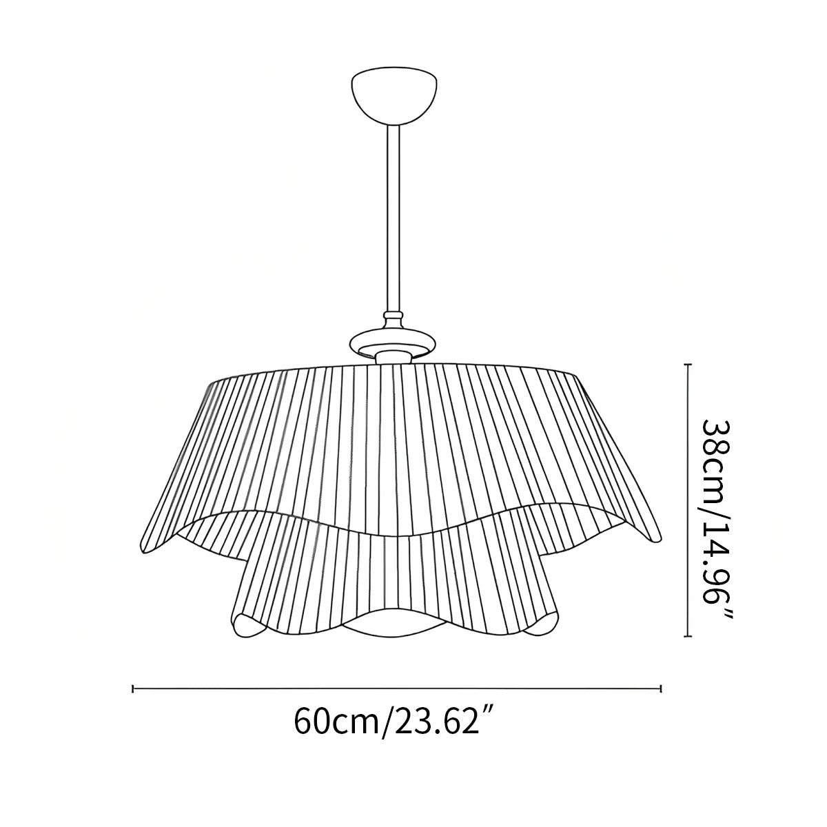 Bellevue Pendant Lamp for Bedroom – detail 9