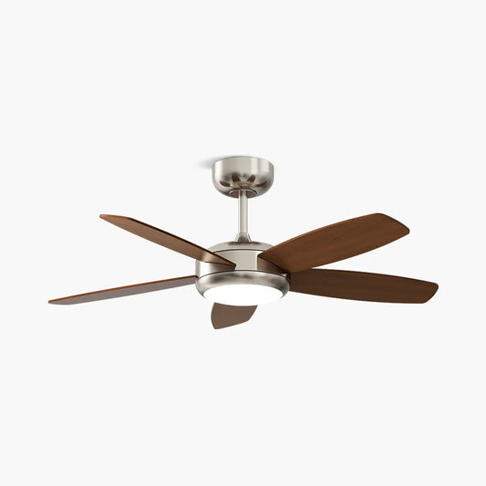 Retro American Style 5-Blade Ceiling Fan Light