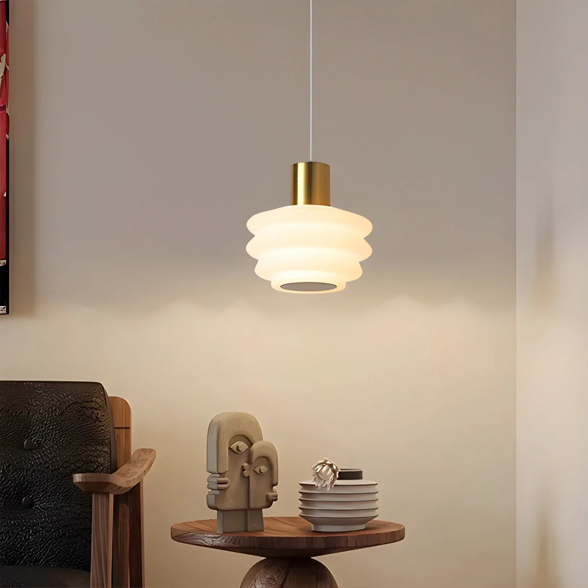 Nordic Cream Style LED Bedroom Small Pendant Light – detail 18
