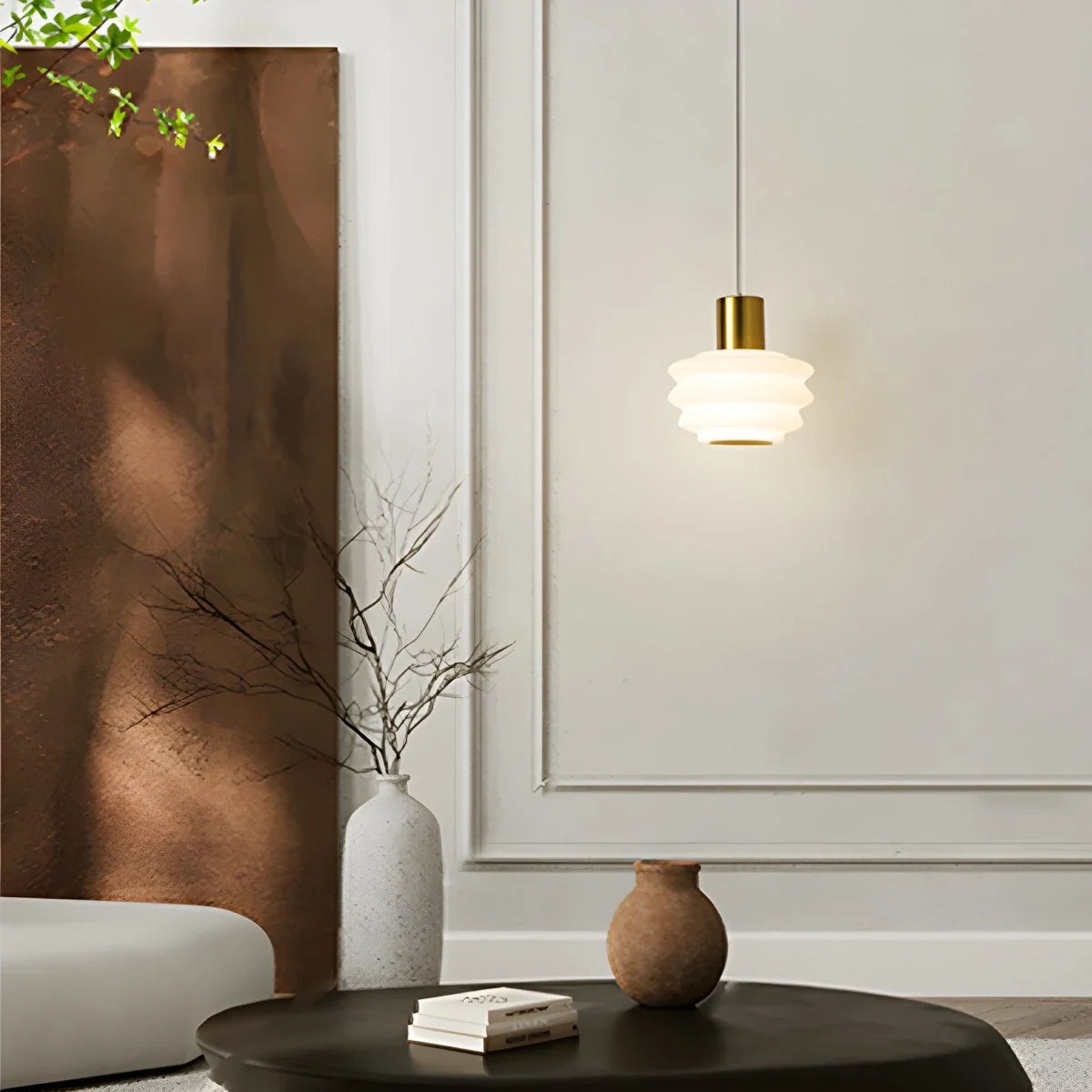 Nordic Cream Style LED Bedroom Small Pendant Light – detail 16