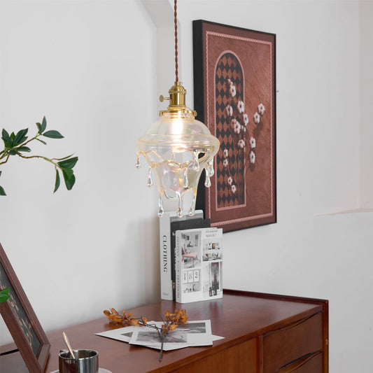 Water Droplets Resin Pendant Lamp for Bedside