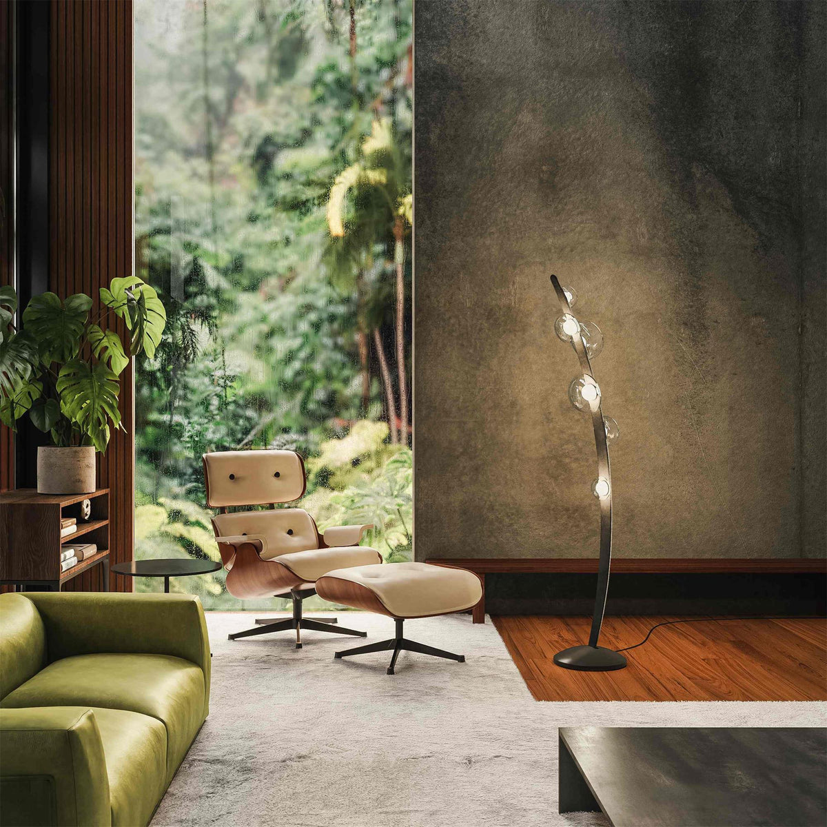 Dew Drops LED Glass Floor Lamp – Glass detail 8