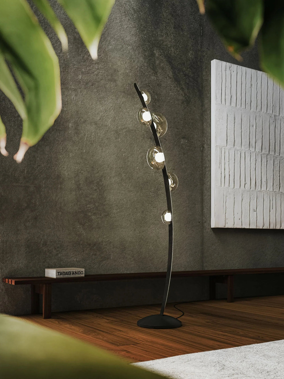 Dew Drops LED Glass Floor Lamp – Glass detail 12