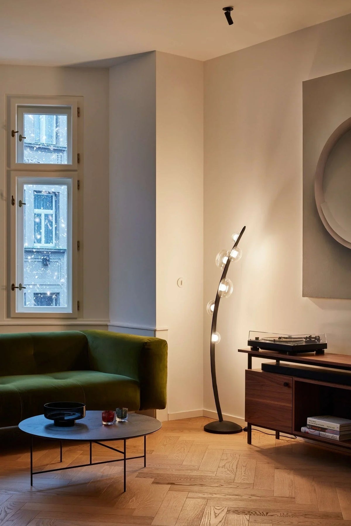 Dew Drops LED Glass Floor Lamp – Glass detail 13