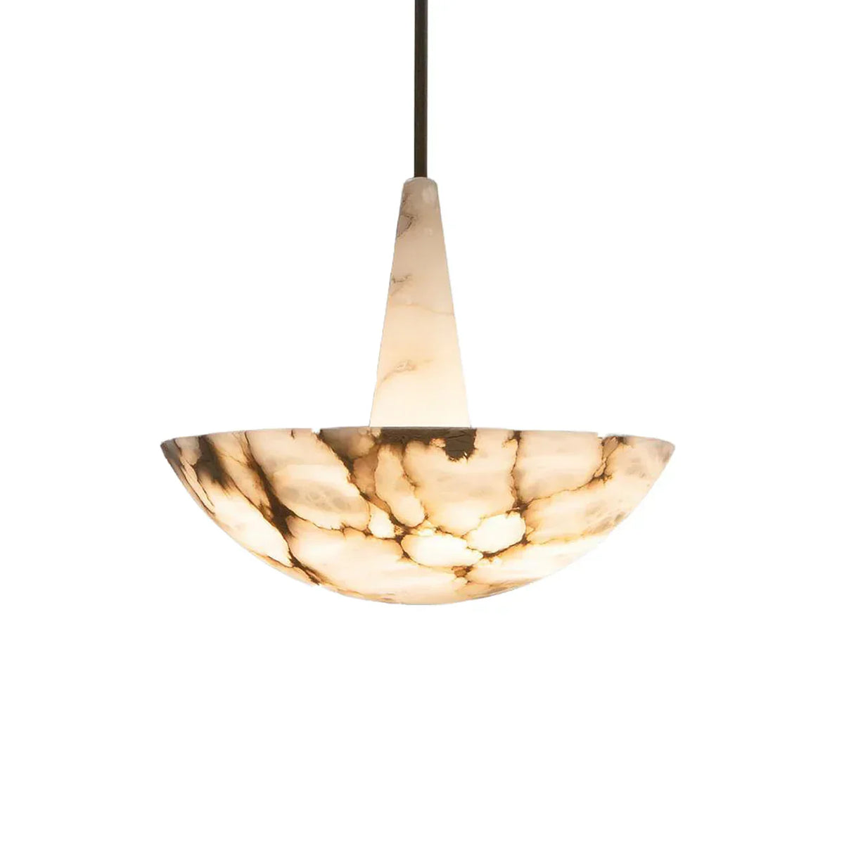 Dome Alabaster Domus Pendant Light – Alabaster detail 7