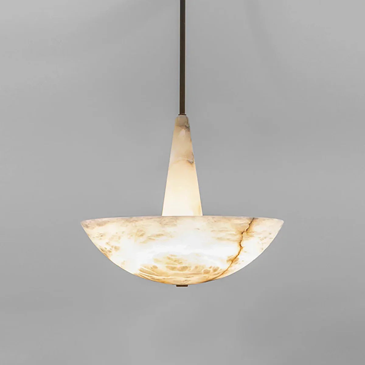 Dome Alabaster Domus Pendant Light – Alabaster detail 5