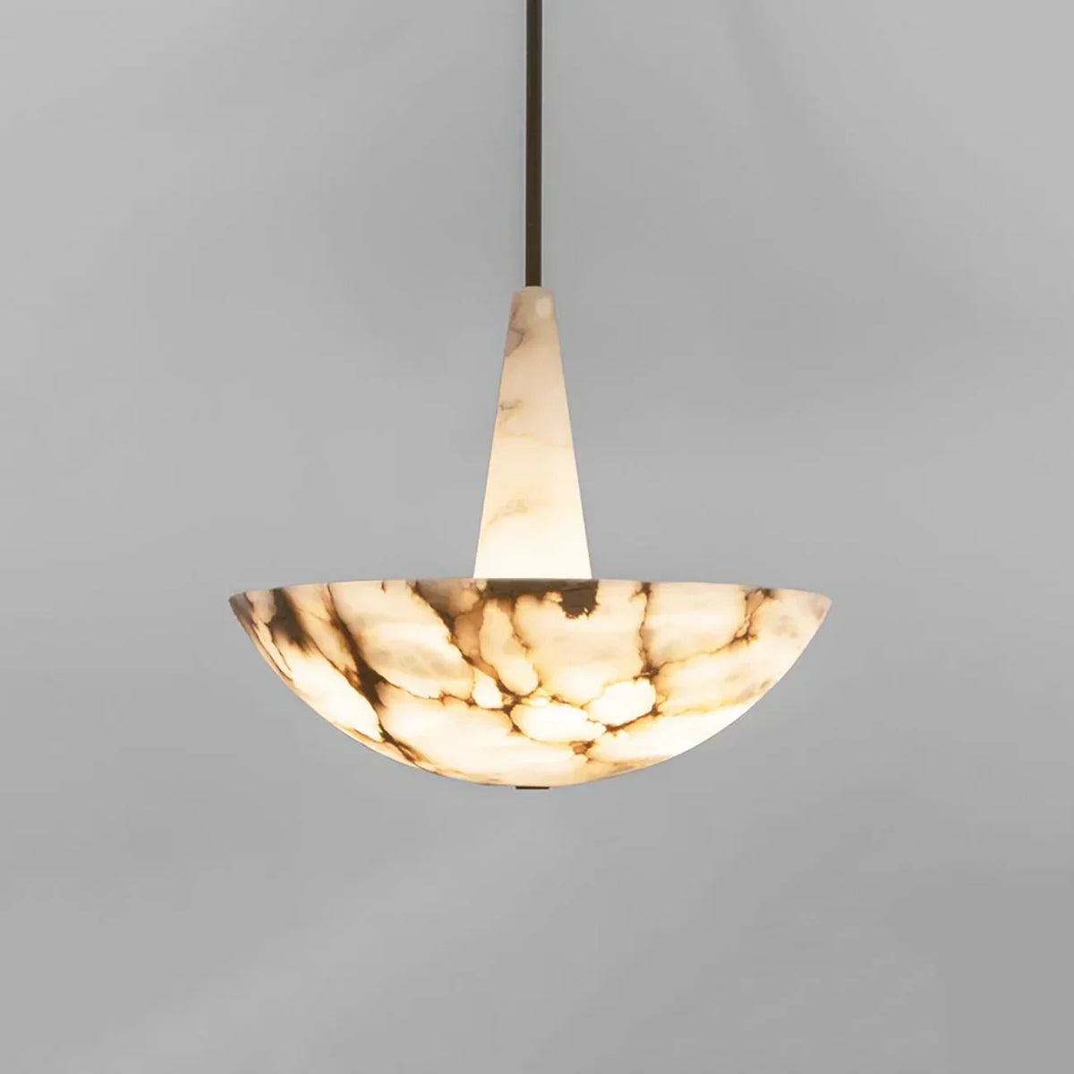 Dome Alabaster Domus Pendant Light – Alabaster detail 6