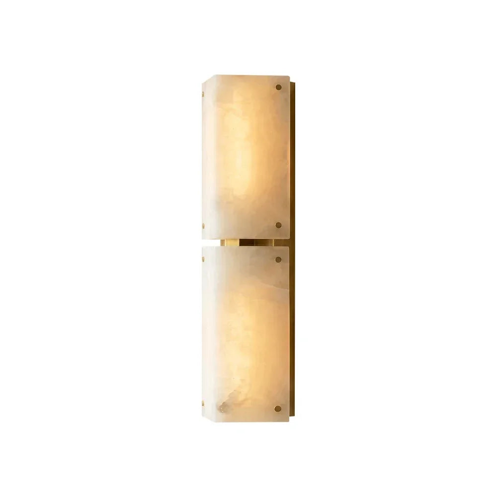 Double Panel Aurelia Alabaster Wall Lamp – Alabaster detail 13