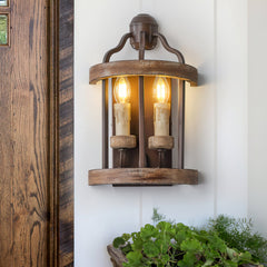 Double Candle Wall Lamp