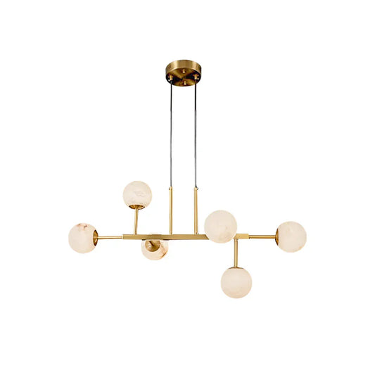 Ball Alabaster Chandelier