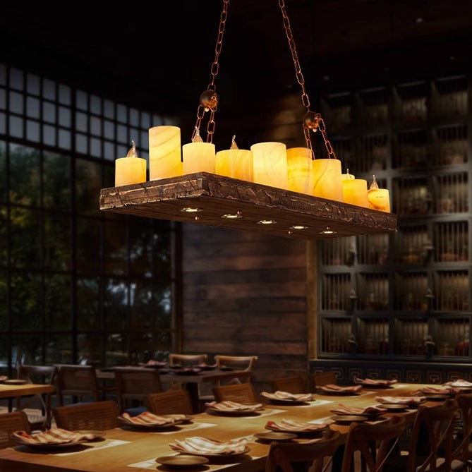 Austin Farmhouse Candle Chandelier – detail 5