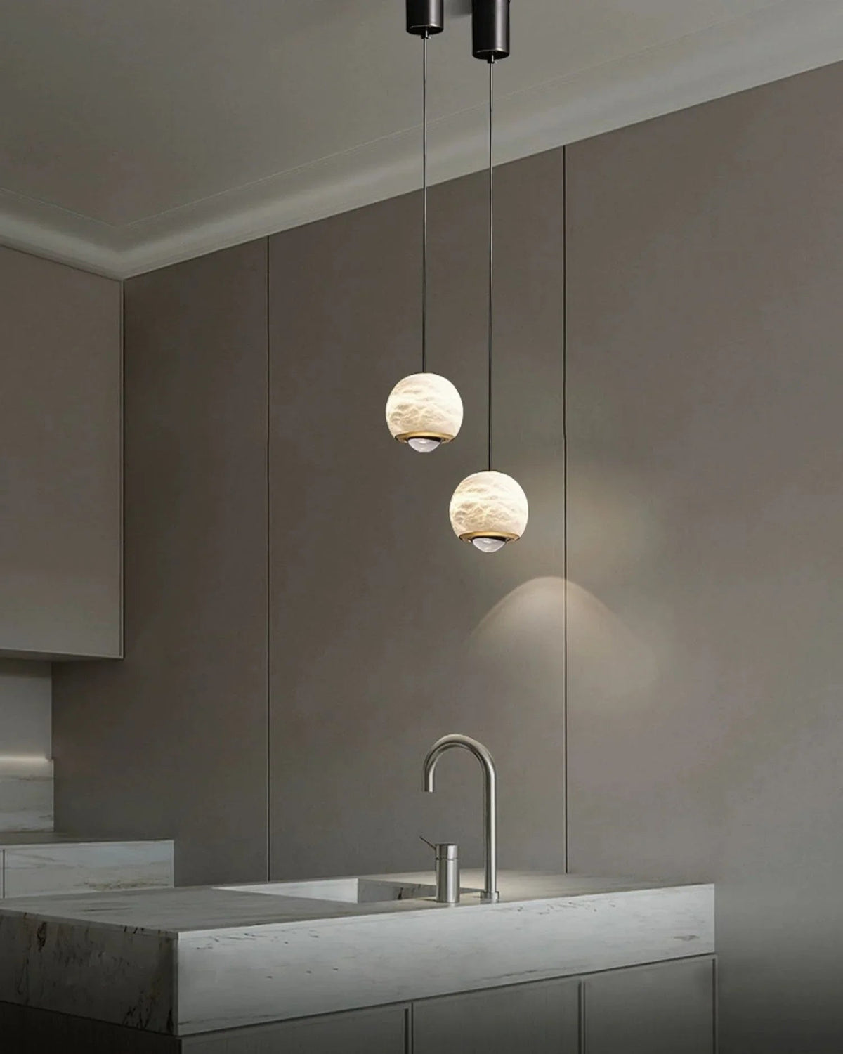 Ferox Alabaster Pendant Light – Alabaster detail 18
