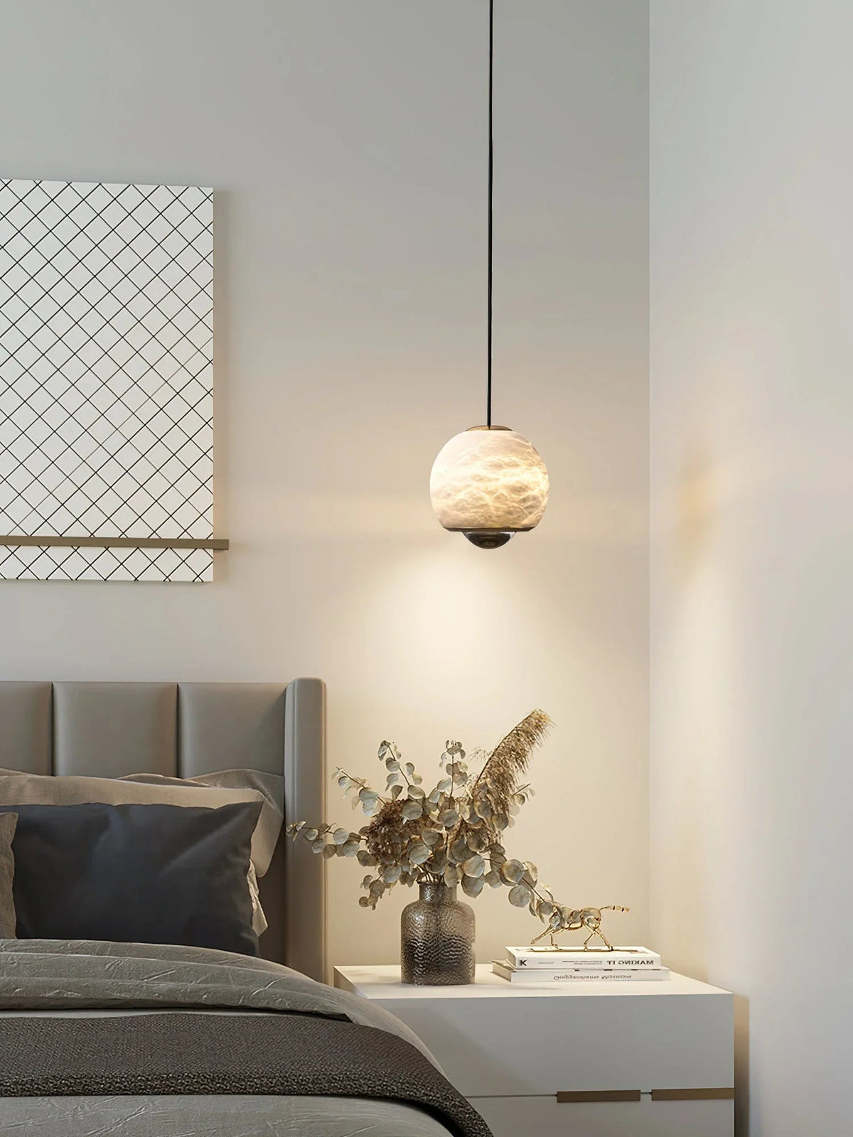 Ferox Alabaster Pendant Light – Alabaster detail 25