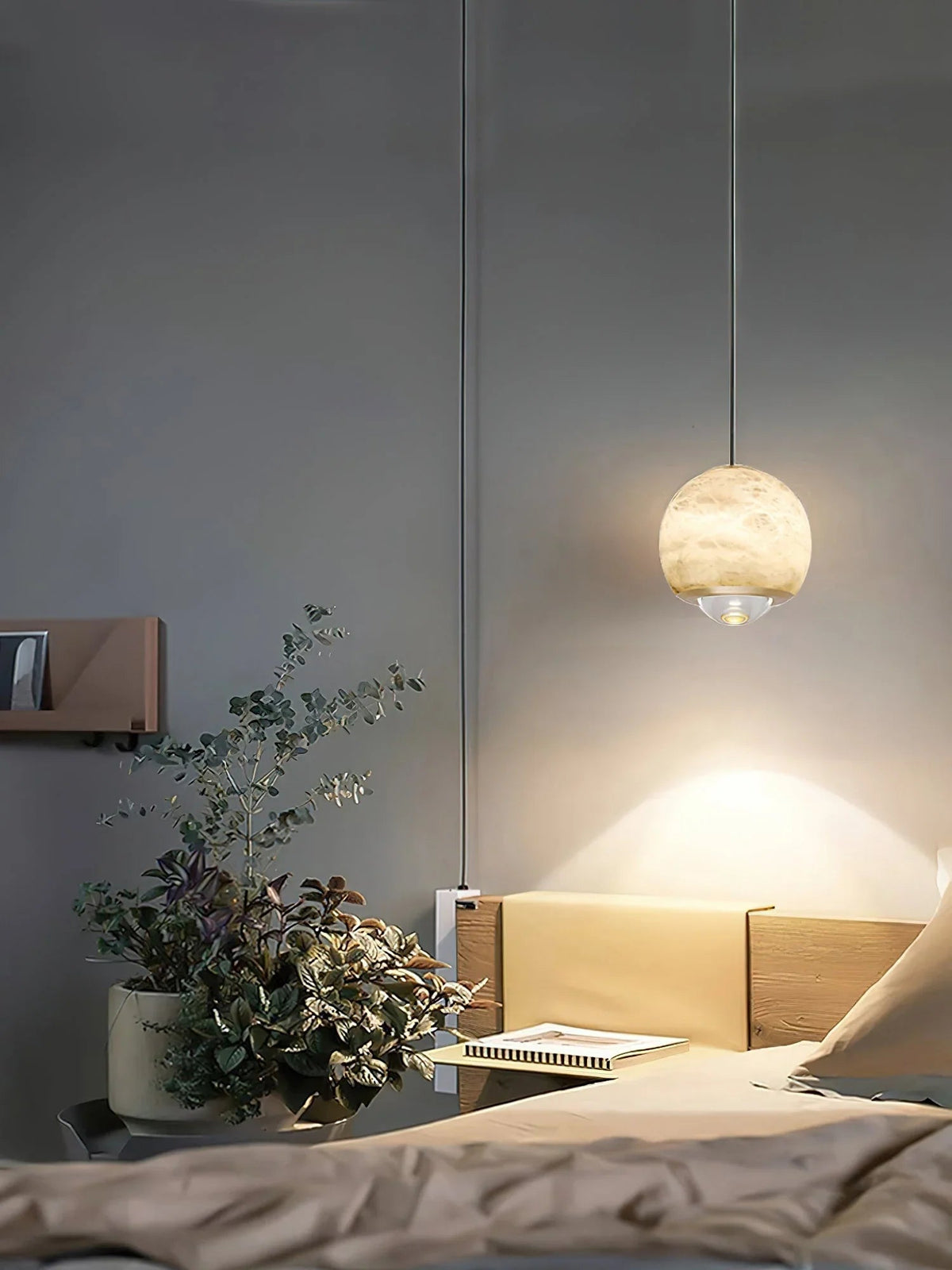 Ferox Alabaster Pendant Light – Alabaster detail 15