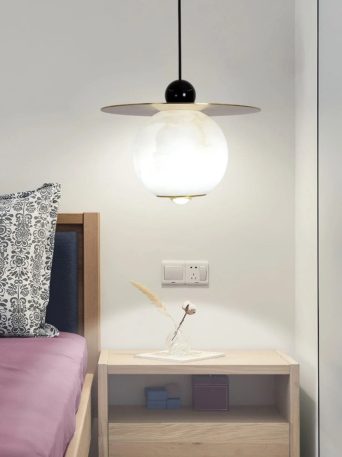 Flavas Alabaster Pendant Lamp – Alabaster detail 14
