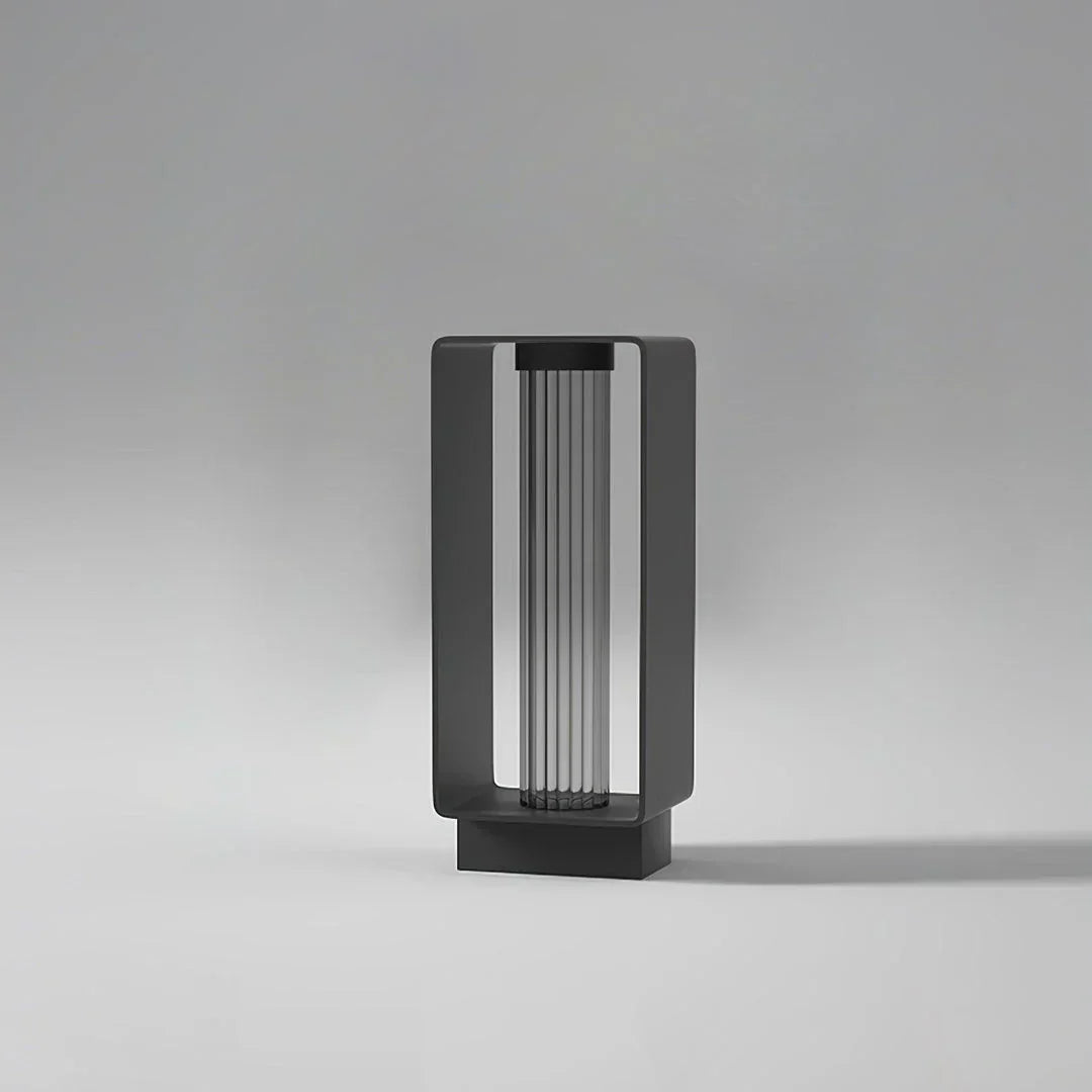Frame Acrylic Outdoor Post Lamp Steel – Steel detail 18